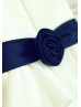 Ivory Chiffon Cupcake Flower Girl Dress